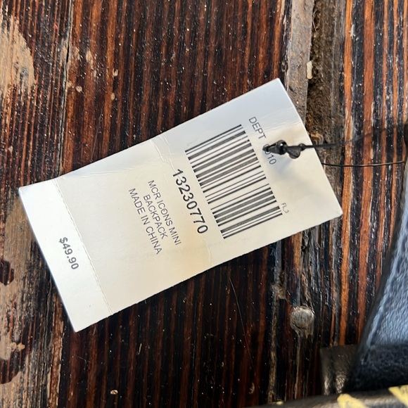 NWT MCR Leather Hieroglyphic Backpack Hot Topic - Picture 2 of 5